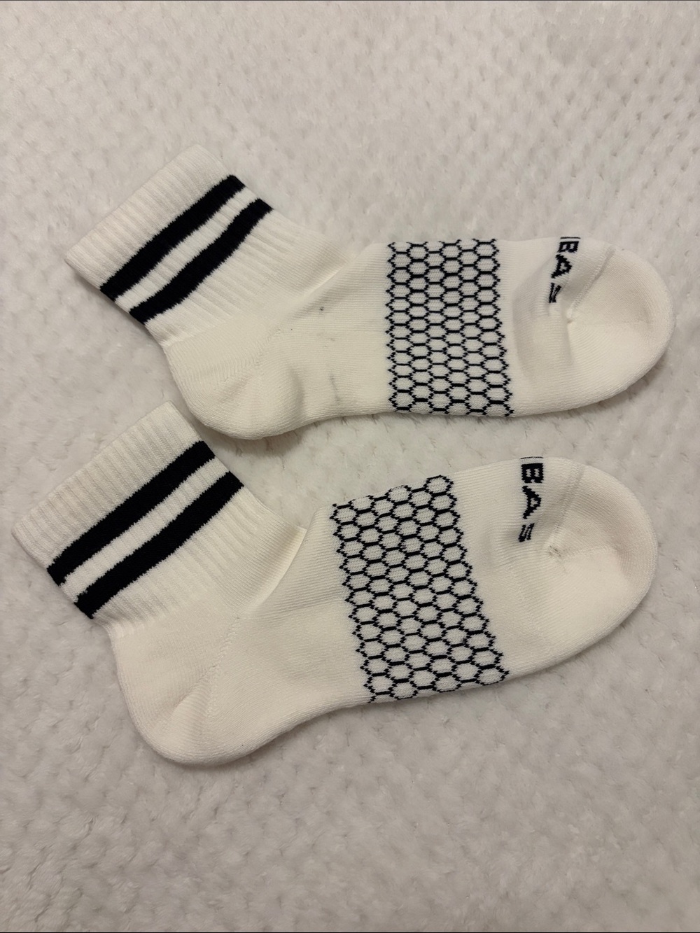 NWOT Bombas Women's Vintage Stripes Quarter Socks, 1 Pair Medium 8-10.5